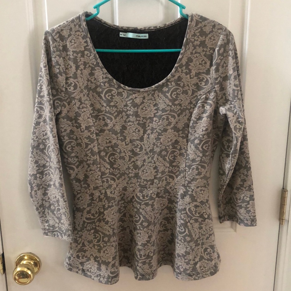 Maurices Peplum Size M